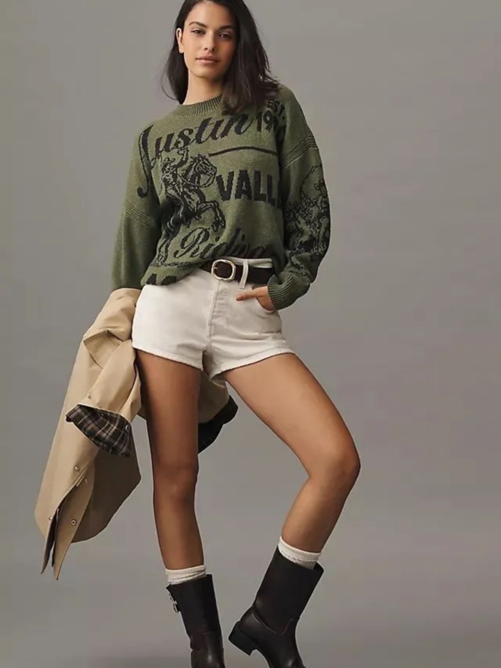 Anthropologie x Maeve Austin Valley Riding Club Sweater • Medium